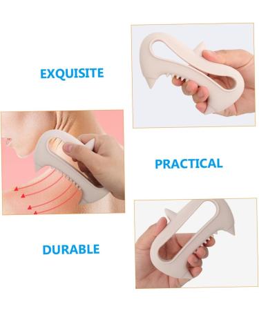 Fomiyes 5-in-1 Acupuncture Massage Device | Silicone Head Massager & Gua Sha Tool | Manual Spa Roller for Ultimate Relaxation - Buy Online on GoSupps.com