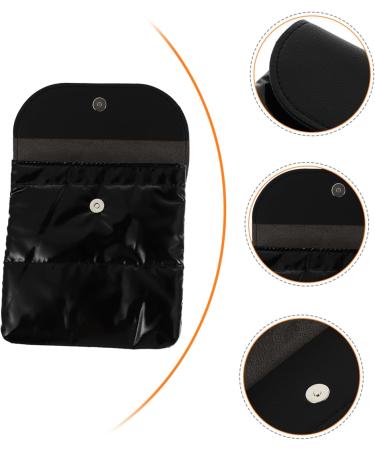 Large Capacity Healvian Storage Bag for Travel - Portable Makeup Organizer and Menstrual Pad Pouch (Black) - Buy Online on GoSupps.com