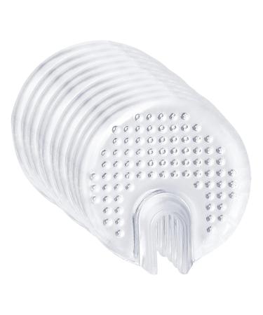 Holibanna 20 Pairs Forefoot Pads Clear Gel Replaceable Flip-Flop Toe Cushion Toe Separator Foot Pads Gel Metatarsal Pads Gel De Cejas Transparente Inserts Thong Summer