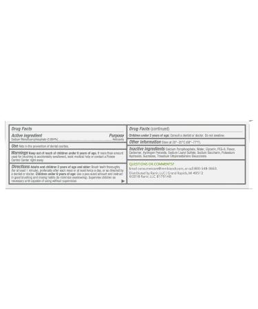 Rembrandt Deeply White + Peroxide Whitening Toothpaste Fresh Mint 2.6oz (Pack of 2) - Buy Online on GoSupps.com