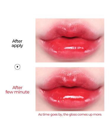 LOVB Pudding Glow Korean Lip Tint - Long-Lasting Hydrating Lip Gloss for Glowy Lips - Non-Sticky Glossy Lip Stain 0.14 Oz (Red Berry) - Buy Online on GoSupps.com