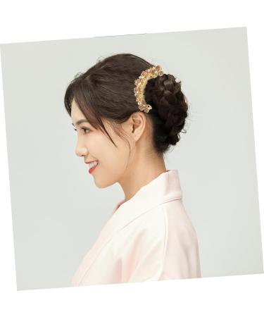 minkissy Hair Jewelry Wedding Accessories for Brides Rhinestone Hair Comb Hair Side Combs Decorative Hair Combs for Women Accessories Comb Headband Ponytail Miss Rhinestones Petal - Buy Online on GoSupps.com