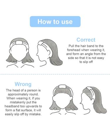 AOMIG Spa Headband for Women - Fluffy Microfiber Elastic Hair Band for Makeup, Shower, Sports - Grey Bowknot Head Band - 1 Pc - Buy Online on GoSupps.com