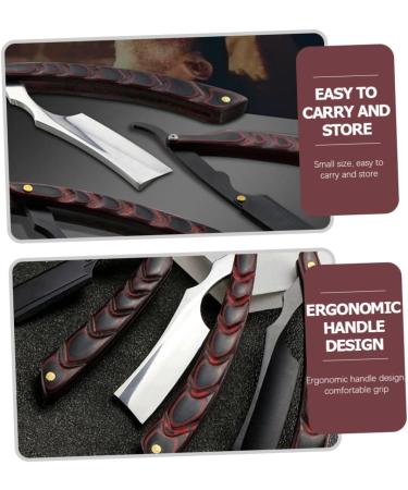 Premium Manual Shaver Holder - Straight Razor & Beard Shaver Accessory for Men | Salon Quality Tool - Buy Online on GoSupps.com