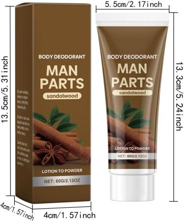  Generisch Antiperspirant for Men Anti-Sweat and Odour Proof 60g Anti-Odor Cream with Daily Care for Sports Travel - Buy Online on GoSupps.com