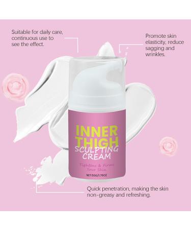 Firming Leg Cream | Smoothing Leg Cream 50g | Anti-Sagging Thigh Lotion Non-Greasy Texture Ideal for Home Care and Travel - Buy Online on GoSupps.com