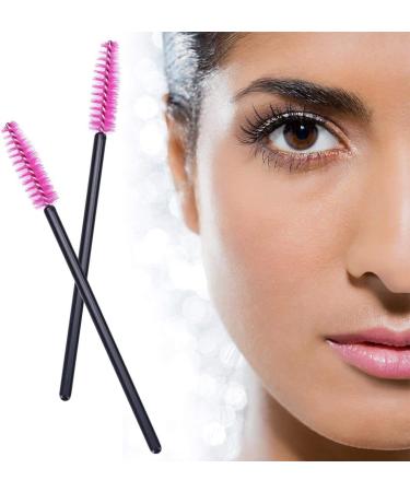 YIAGUN 50pcs Rose Disposable Mascara Brushes - Makeup Tool for Eyebrow and Eyelash Application (Rose Pink) - Buy Online on GoSupps.com