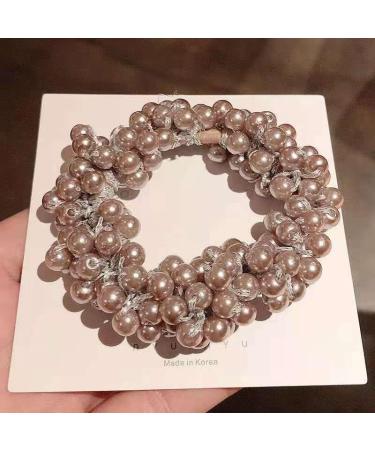 Kaiaiwluo Pearl Hair Ties - 3-Piece Set of Elegant Elastic Scrunchies & Bracelets for Women & Girls - Buy Online on GoSupps.com