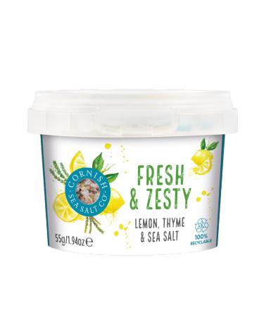 Cornish Sea Salt Tub (4 Pack Fresh & Zesty Seasoning 55g)