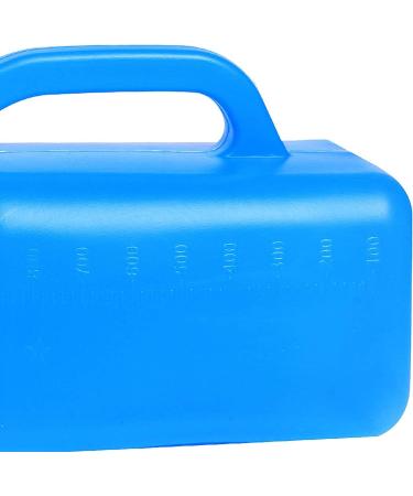 Potty Outdoor Travel Male Urinal Long Neck Incontinence Pee Bottle Clear Plastic Urine Collection Device Spill Proof Device Portable Urinal Bottle Snap-On Lid - Buy Online on GoSupps.com