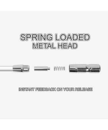 PLAYEAGLE Golf Tempo & Grip Trainer - Spring Loaded Metal Head Swing Aid (White) - Buy Online on GoSupps.com