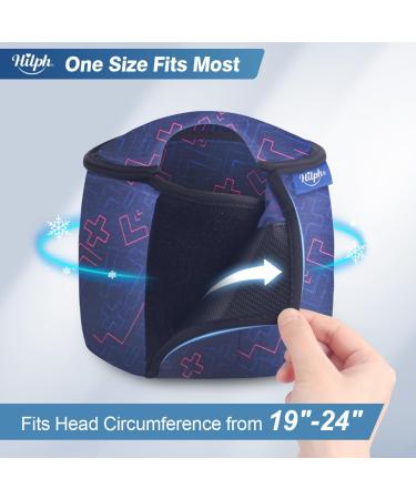 Hilph Migraine Hat - 360 Headache & Migraine Relief Cool Cap with Cooling Packs & Sleeping Mask | International Shipping Available - Buy Online on GoSupps.com