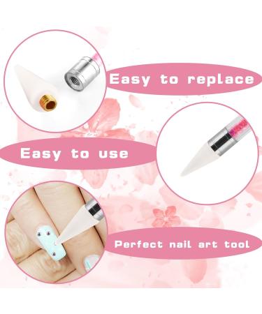 Lusofie 16Pcs Wax Replacement Tips for Nail Rhinestones Picker Tool - White - Buy Online on GoSupps.com