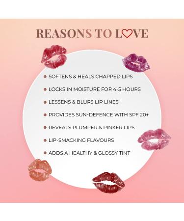 Buy Tinted Lip Balm with SPF 20+ for Dark Lips - 100% Vegan Hydrating & Nourishing for Men and Women - Buy Online on GoSupps.com