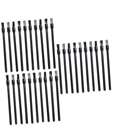 Housoutil 300 Pcs Disposable Lip Brush Make up Applicators for Face Lip Gloss Applicators Disposable Make up Kit Disposable Lipstick Applicators Teeth Polish Multifunctional Brush Flat Mouth mediumx3pcs Blackx3pcs