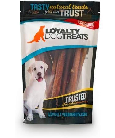 Loyalty Dog Treats Pig Ears (Pack of 25) + Beef Bully Sticks (Pack of 10) | Natural Single Ingredient Dehydrated Dog Chews Dog Treats + Dental Chew 6 inch 25 Pack - Buy Online on GoSupps.com