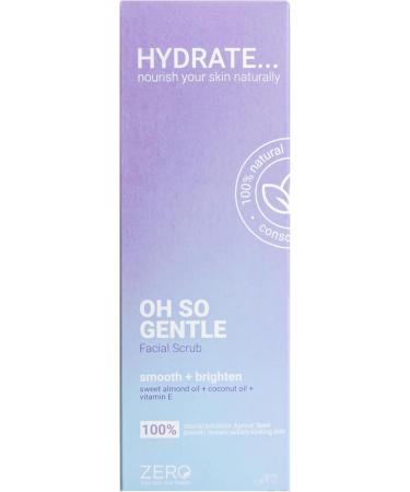 Skin Academy Zero Hydrate | Oh So Gentle Face Scrub | Smooth + Brighten | Natural Oils | Vegan | 100ml - Buy Online on GoSupps.com