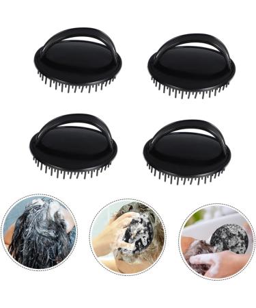 CLISPEED 12pcs Massage Shampoo Brush - Silicone Hair Scrubber for Shower & Bath - Durable Plastic Ideal for Scalp Care International Shipping Available - Buy Online on GoSupps.com