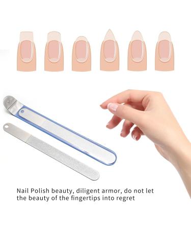 SULIVES Diamond Nail File Metal Nail File for Hand and Foot Care Toe Nail File Stainless Steel Nail File for Men and Women - Buy Online on GoSupps.com