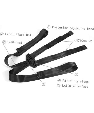 Universal Car Child Seat Restraint Anchor Mounting Kit for ISOFIX Latch Interface Bracket - Buy Online on GoSupps.com