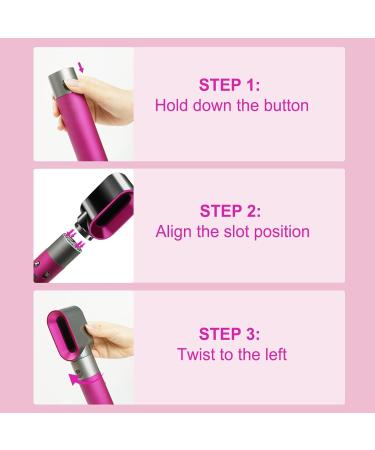 YTCHYYSK Pre-Styling Dryer Attachment for Dyson Airwrap - Fuchsia | Replacement Part 969759-01 - Buy Online on GoSupps.com