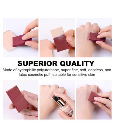 48 Latex-Free Makeup Sponges - Triangular Beauty Blenders for Powder Cream & Liquid - Reusable & Ideal for Cosmetics - Buy Online on GoSupps.com