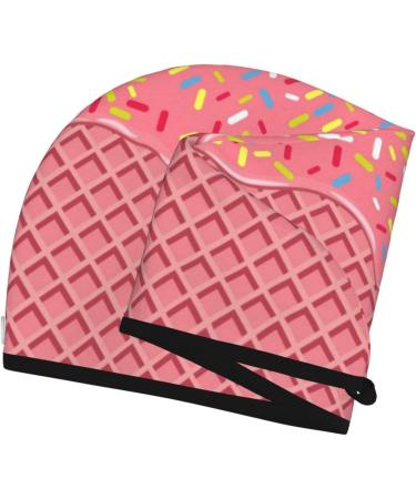 Hair Towel Wrap - Quick Drying Towel Turban & Headwrap | Chocolate & Flowing Cream - Buy Online on GoSupps.com