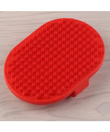 Pet Shampoo Bath Brush Horse Wellness Massage Curry Comb Soothing Massage Rubber Comb for Horse Grooming Care - Buy Online on GoSupps.com