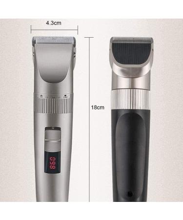 Professional Cordless Hair Trimming Clippers for Men & Children | Rechargeable Grooming Kit with LED Display - Gold - Buy Online on GoSupps.com