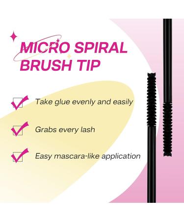 CALAILIS Cluster Lash Glue - Super Strong Hold for 48 Hours | Waterproof Black Lash Extension Glue with Mascara Wand | 1 Count - Buy Online on GoSupps.com
