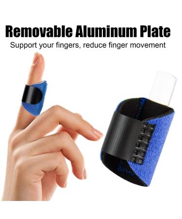 SAREAL 9Pcs Trigger Finger Splints & Sleeves Kit - Pain Relief for Trigger Finger Adjustable Straps & Black Finger Sleeves International Shipping Available - Buy Online on GoSupps.com