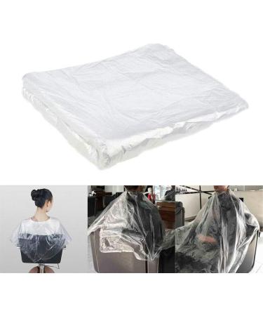 100 Pack Disposable Hair Salon Capes 51x36 inch - Waterproof Barber Cape for Kids & Adults - Ideal for Barbershop and Salon Hairdressing - Buy Online on GoSupps.com