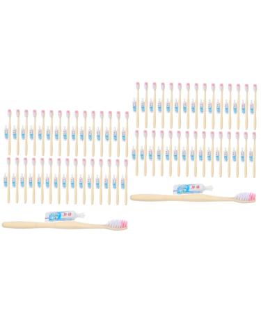 Minkissy 200 Stk disposable toothbrush sensitive toothpaste travel toothbrush and toothpaste rice -car toothbrush toothbrushes Ultraichen toothbrush rubber mini travel plastic travel kit so soft