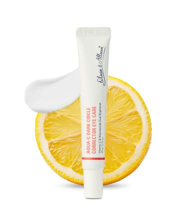 Olivia & Allison Dark Circle Corrector Eye Serum - Vitamin C Squalane & Niacinamide for Brightening & Revitalizing (0.70 oz)