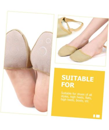 FRCOLOR Yoga Toe Protector Socks - 5 Pairs Non-Slip Forefoot Cushions for High Heels Breathable Palm Pads & Comfort for Every Step - Buy Online on GoSupps.com