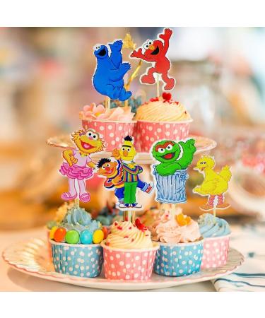 24 Pcs Cartoon Characters Cupcake Toppers for Friends Street Theme Birthday Party Cake Decoration Inspired Cartoon Cupcake Toppers - Buy Online on GoSupps.com