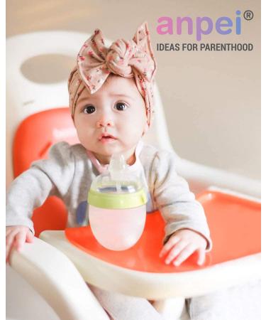 Anpei Soft Spout & Straw Nipple Set for Comotomo Baby Bottles - Pack of 2 with Storage Case - Buy Online on GoSupps.com
