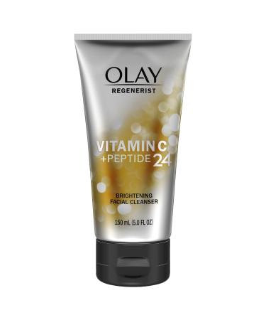 Olay Regenerist Vitamin C + Peptide 24 Facial Cleanser - 5 oz (Pack of 2)