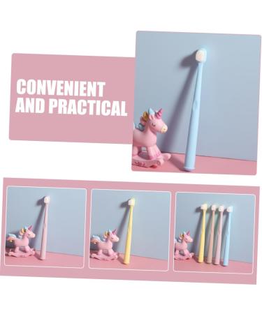 Buifulsic Toddler Toothbrush Soft & Safe 6th Children's Tooth Cleaning Tool with Dental Floss & Camping Bag Perfect for Little Smiles - Buy Online on GoSupps.com