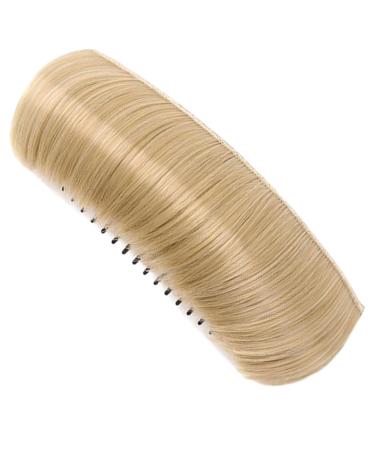 Hair Pad Hair Pump Clip for Volume Hair Bump Up Bun Hair Bun Invisible Fake Hair Clip Hair Base Bump Styling Insert Tool Volume Raised Hair Pad for Women gold