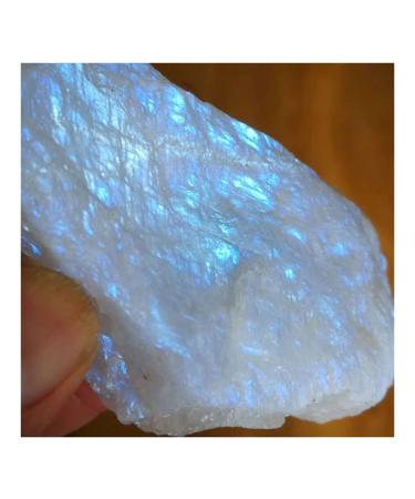 100g Rare Rough Natural White Moonstone Raw Gemstone Specimen Reiki Crystal Home Decoration Beautiful FZUGEDRLI