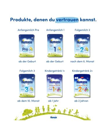 Humana Probalance Follow-Up Milk 2 (4 x 750g) - Ideal Baby Food After 6 Months - International Shipping Available - Buy Online on GoSupps.com