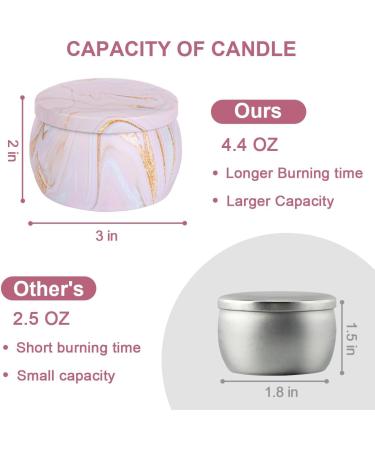 Soy Candle Gifts for Women | Aromatherapy Candle Set - 4 Pack Lavender Vanilla Lemon Fig | 120H Burning Time | Perfect for Christmas Birthday & Valentine's Day - Buy Online on GoSupps.com