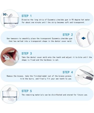 2 Pairs Adjustable Temporary for Men & Women Natural Comfortable Design to Restore Confident Smile Fix Your Smile at Home Within Minutes(White) (6) - Buy Online on GoSupps.com