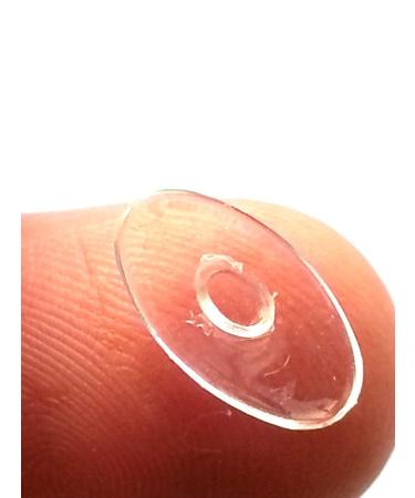 High quality oval insertable silicone nose pads 12 mm/0.5 '' |5 pair |Nose pads for glasses glasses glasses sunglasses reading glasses from Sports World Vision - Buy Online on GoSupps.com