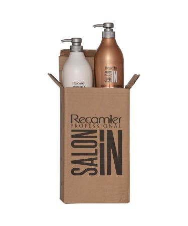 Recamier Saloon Hydra Repair Shampoo & Conditioner Set | Best for Dry & Damaged Hair | 33.8Oz - 1000ml | International Shipping Available - Buy Online on GoSupps.com
