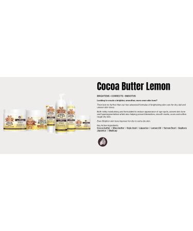 American Dream Huile corporelle au beurre de cacao et cr me pour le corps au beurre de cacao et au citron pour claircir la peau. Produits de taille compl te - Buy Online on GoSupps.com