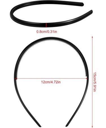Heyu-Lotus 4 PCS Plastic Sport Headbands for Men - Non-slip Elastic Hair Bands - Buy Online on GoSupps.com