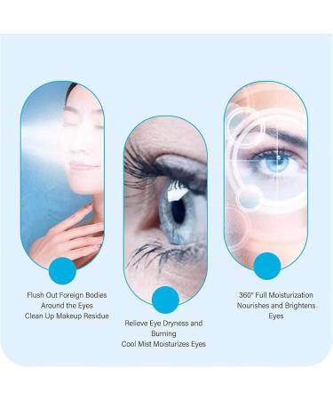 LIULIQ Mini Eye Hydrating Soothing Sprayer Nano Eye Steamer Heated Eye Mask & Steam Therapy Wand with 3Speed Temperature Control 360 Total Hydration for Dry Eye Relief - Buy Online on GoSupps.com