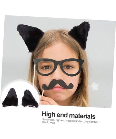 FRCOLOR Cat Ears Cosplay Clips Pairs ears hairpin Ear Hair Barrettes animal ear hair fluffy ear hair pins kitten ear hair clips Cosplay Ears hair clips theme props flannel - Buy Online on GoSupps.com
